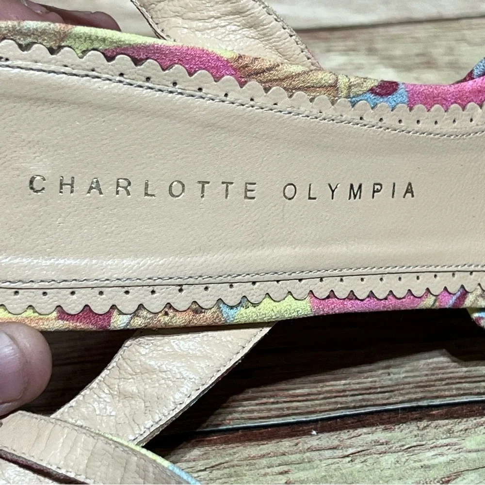 Charolette Olympia Ice Cream Wedge Heels